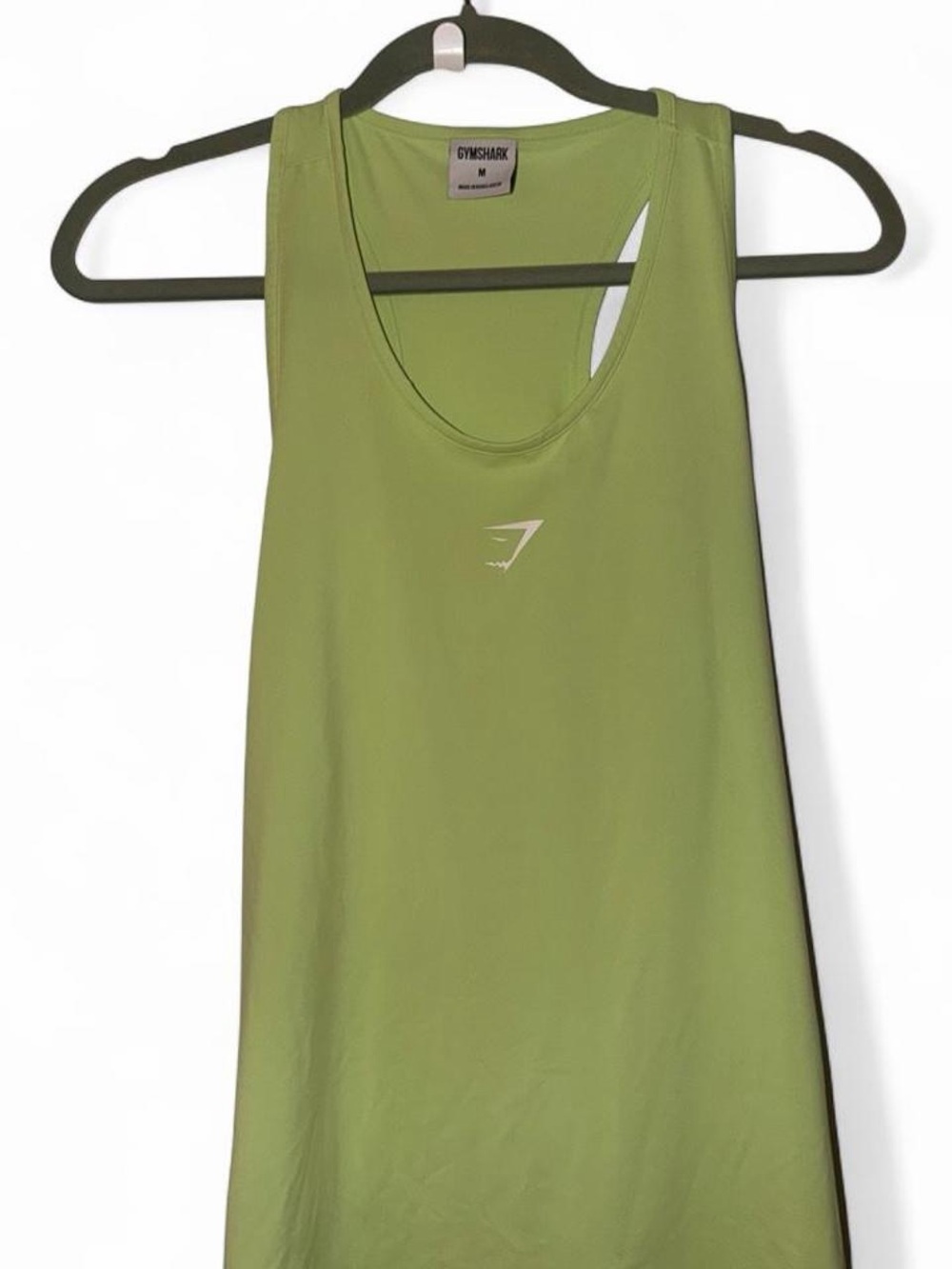Gymshark Women's Lime Green Racerback Training Tank